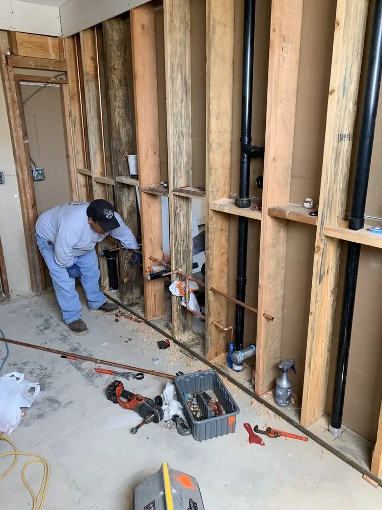 Commercial rough-in plumbing for Water Heater Replacement in Montclair Lake Estates